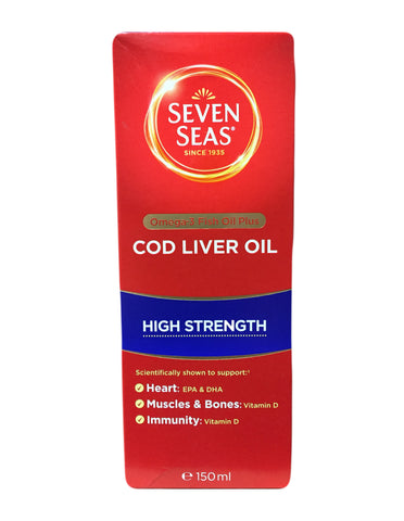 <b>SEVEN SEAS</b><br>High Strength Cod Liver Oil