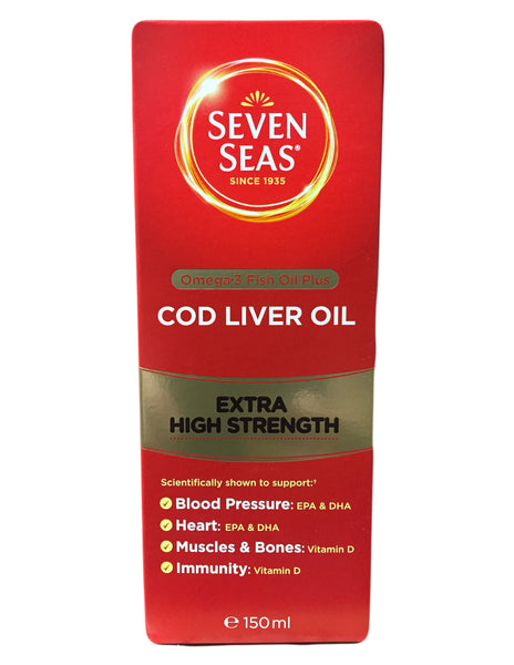 <b>SEVEN SEAS</b><br>Extra High Strength Cod Liver Oil