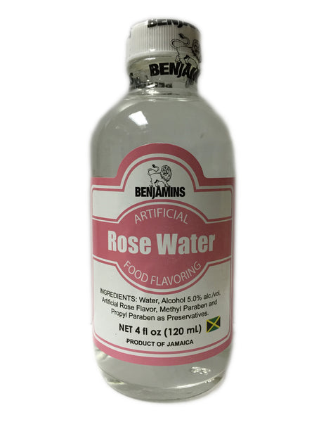 <b>BENJAMINS</b><br>Artificial Rose Water Food Flavouring