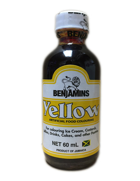 <b>BENJAMINS</b><br>Artificial Yellow Food Colouring
