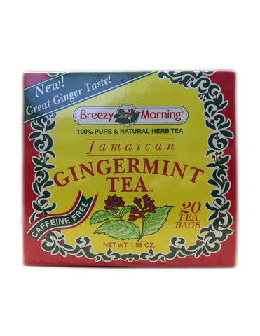 <b>BREEZY MORNING</b><br>Jamaican Gingermint Tea - 20 Bags