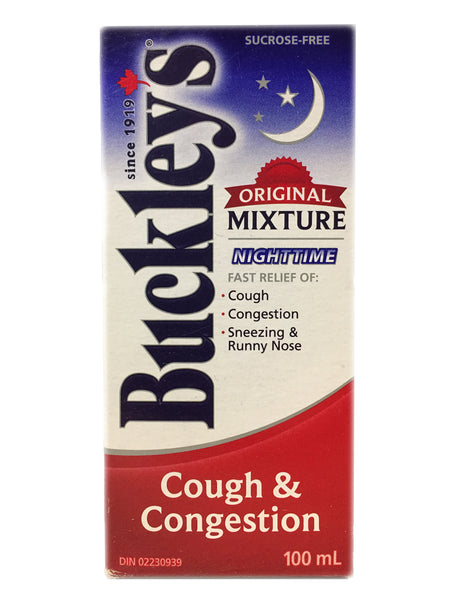<b>BUCKLEY'S</b><br>Nighttime Cough & Congestion