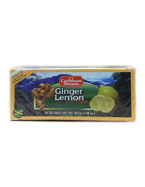 <b>CARIBBEAN DREAMS</b><br>Ginger Lemon Tea - 24 Bags