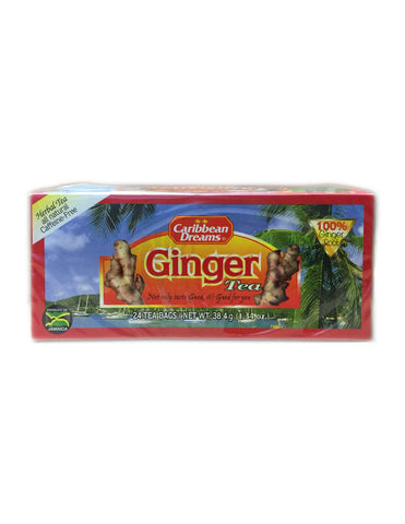 <b>CARIBBEAN DREAMS</b><br>Ginger Tea - 24 Bags