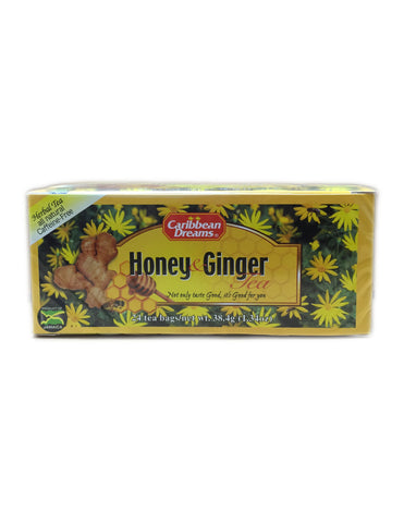 <b>CARIBBEAN DREAMS</b><br>Honey & Ginger Tea - 24 Bags