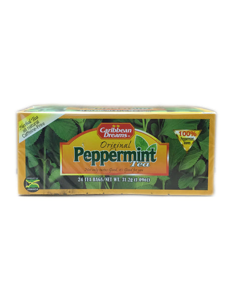 <b>CARIBBEAN DREAMS</b><br>Peppermint Tea - 24 Bags