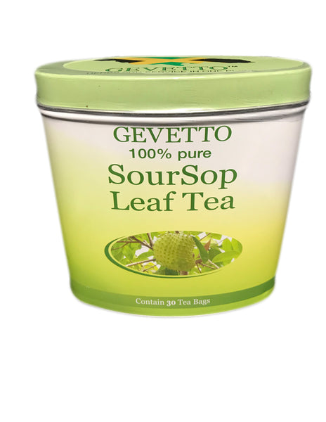 <b>GEVETTO</b></br>100% Pure Soursop Leaf Tea