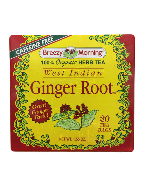 <b>BREEZY MORNING</b><br>West Indian Ginger Root Tea - 20 Bags