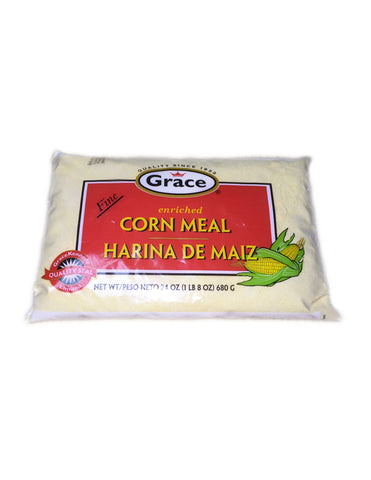 <b>GRACE</b><br>Fine Enriched Corn Meal