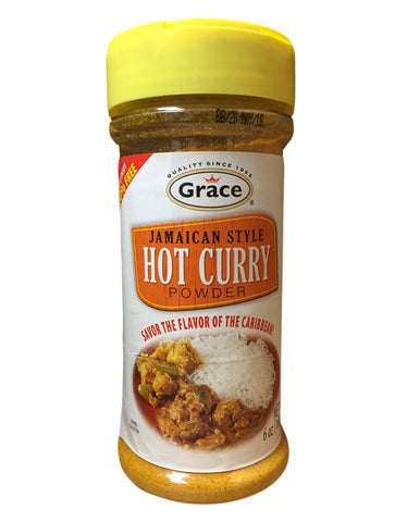 <b>GRACE</b><br>Jamaican Style Hot Curry Powder