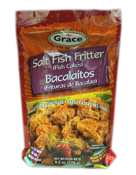 <b>GRACE</b><br>Salt Fish Fritter Bacalaitos Mix