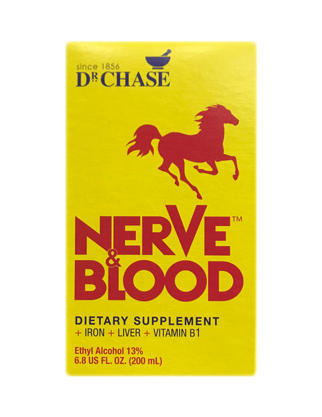 <b>DR. CHASE</b><br>Nerve and Blood Dietary Supplement