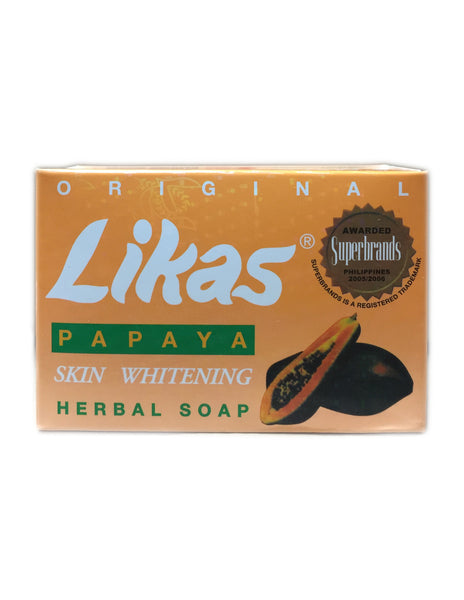 <b>LIKAS</b><br>Skin Whitening Herbal Soap (Papaya)