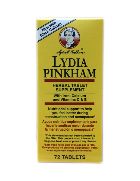 <b>LYDIA PINKHAM</b><br>Herbal Tablet Supplement