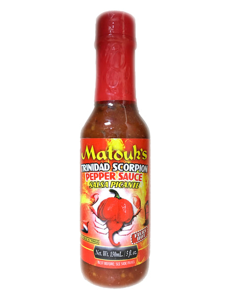 <b>MATOUK'S</b><br>Trinidad Scorpion Pepper Sauce (Fiery Hot)