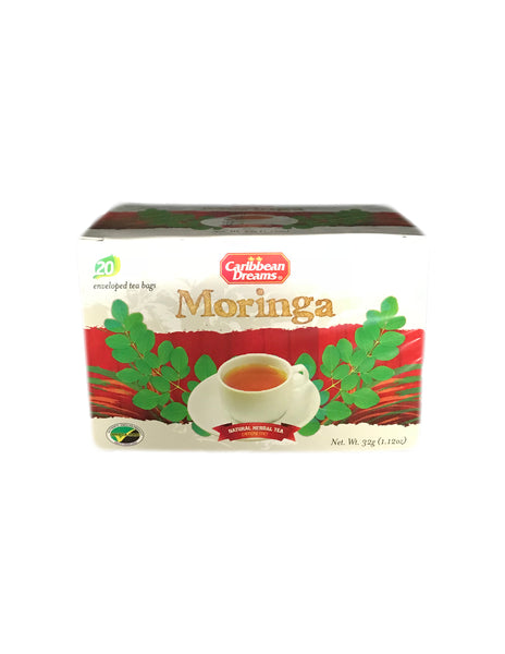<b>CARIBBEAN DREAMS</b><br>Moringa Natural Herbal Tea - 20 Bags