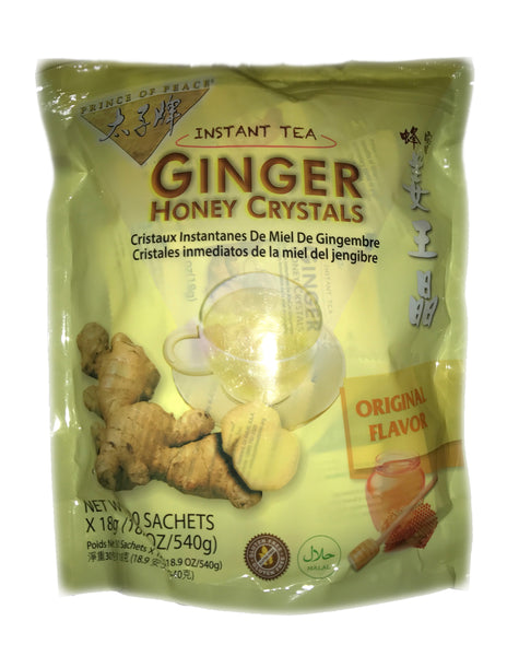 <b>PRINCE OF PEACE</b><br>Instant Ginger Honey Crystals Tea - 30 Bags