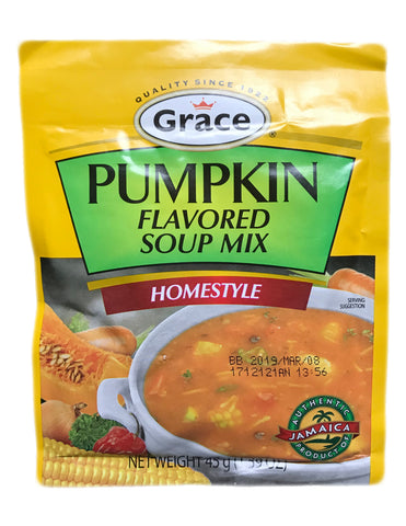 <b>GRACE</b><br>Flavored Soup Mix (Pumpkin)