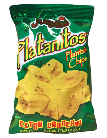 <b>RIQUITAS</b><br>Platanitos Plantain Chips