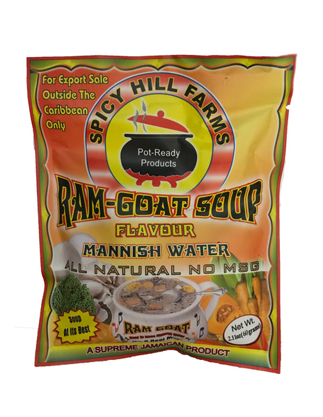 <b>SPICY HILL FARMS</b><br>Ram-Goat Soup Flavour