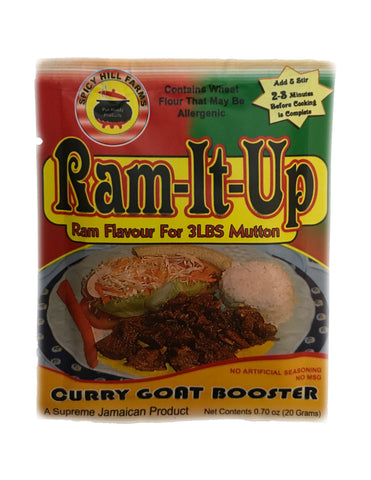 <b>SPICY HILL FARMS</b><br>Ram-It-Up Curry Goat Booster