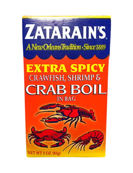 <b>ZATARAIN'S</b><br> Extra Spicy Crawfish, Shrimp & Crab Boil in a Bag