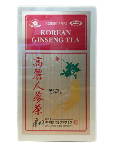 <b>TEA POT BRAND</b><br>Korean Ginseng Tea