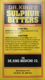 <b>DR. KING'S</b><br>Sulphur Bitters Dietary Supplement