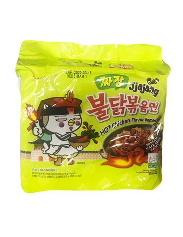 <b>SAMYANG</b><br>Hot Chicken Flavor Ramen (Jjajang) Family Pack