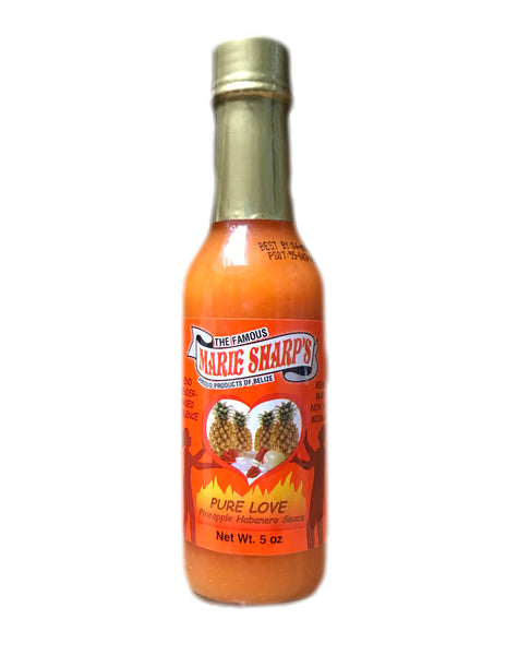 <b>MARIE SHARP'S</b><br>Pure Love Pineapple Habanero Pepper Sauce